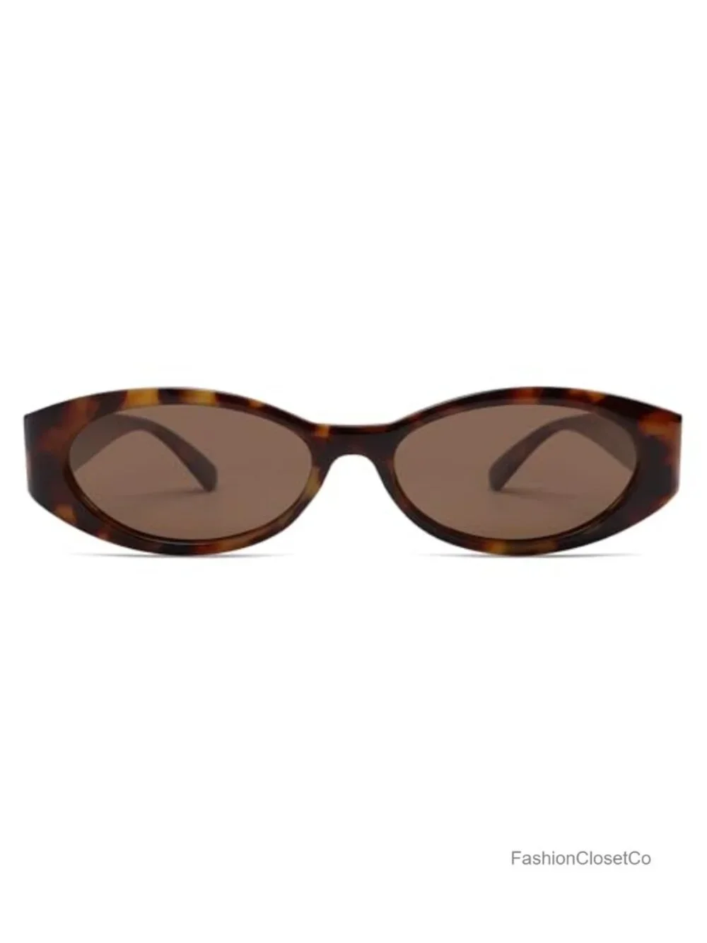 Retro Oval Polarized Shield Sunglasses Women Narrow Y2k